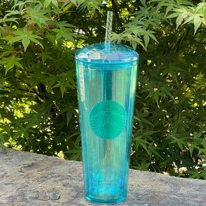 NWT Starbucks Iridescent Turquoise- 24oz